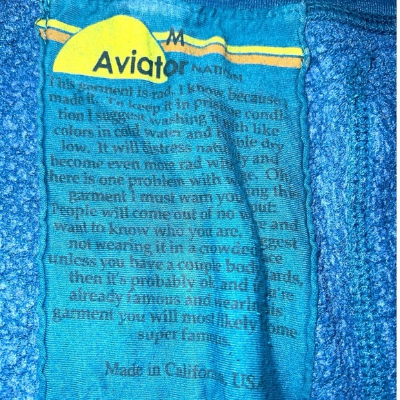 Aviator Nation Women’s Moto Stripe Sweatpants/Joggers | Color: Blue | PRELOVED💙 - Picture 10 of 13